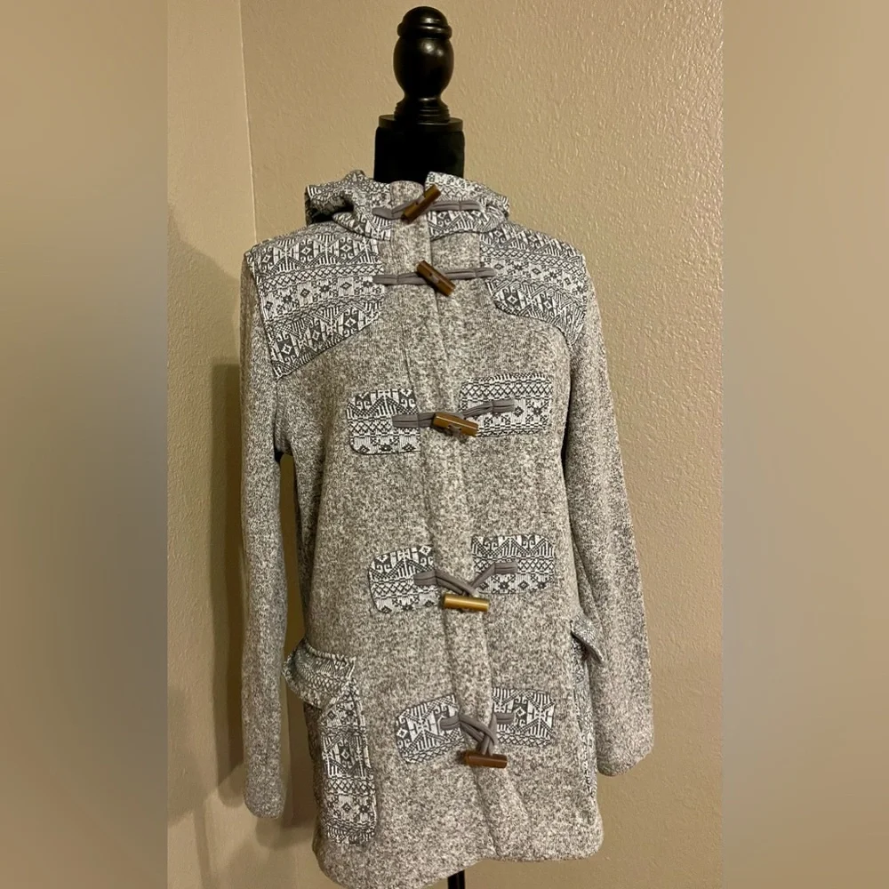 Patagonia Gray Patterned Toggle Jacket - Picture 6 of 9